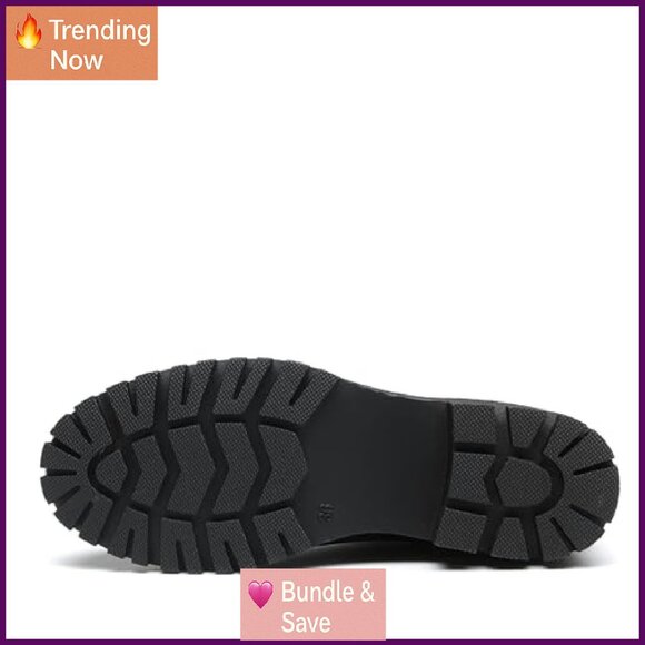 Platform Chelsea Boots Elastic Ankle Heel Lug Sole Chunky Booties - Picture 6 of 8